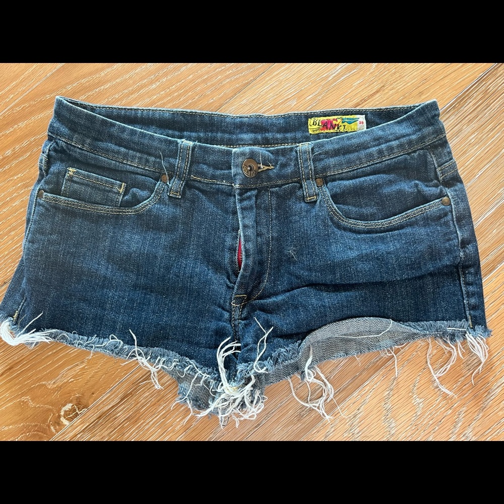 BLANK NYC Studded Jean Shorts